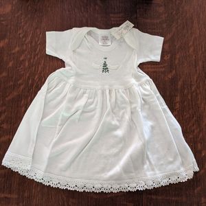 Victoria Kids White dress with two doves